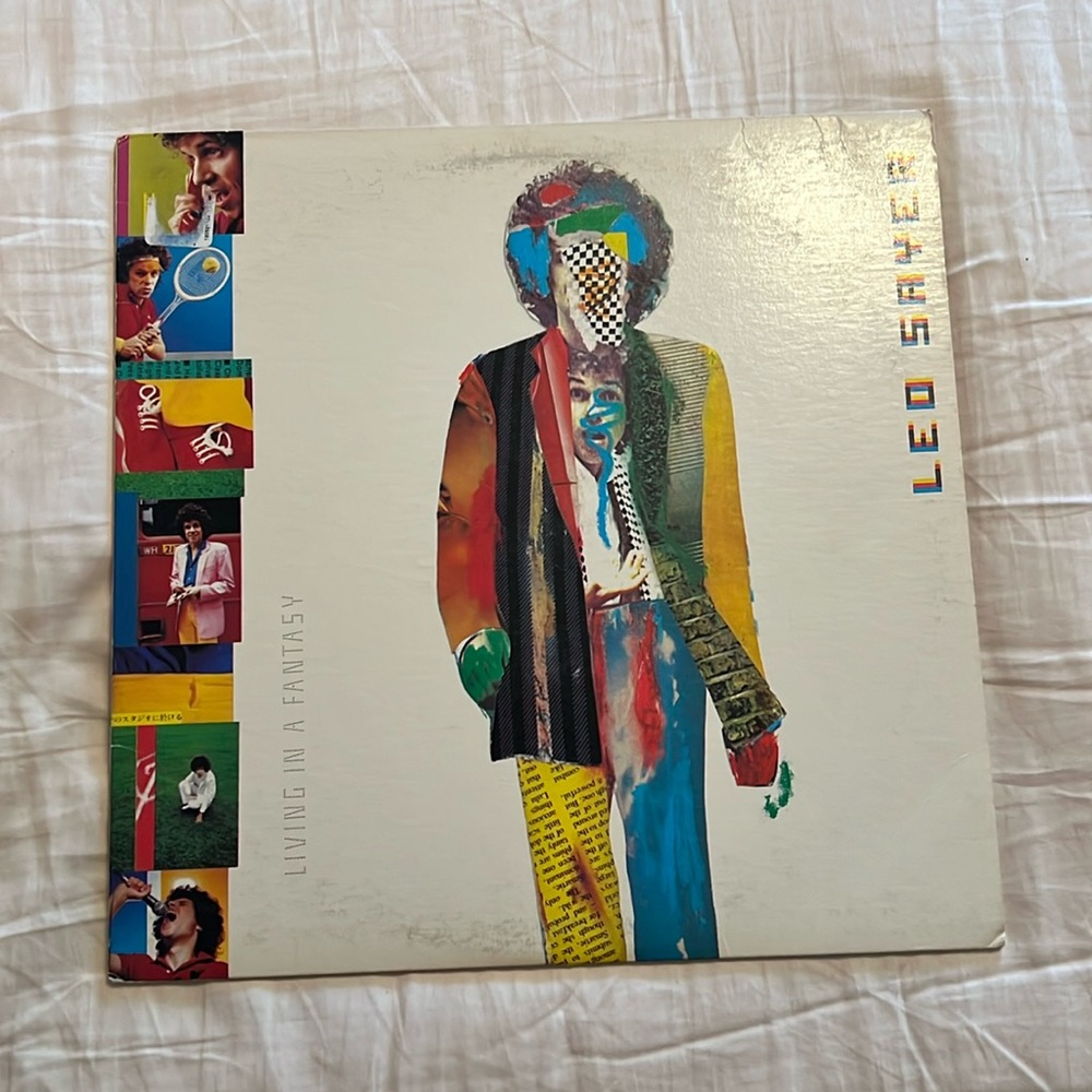 Leo Sayer Living in a Fantasy Vintage Vinyl Record LP